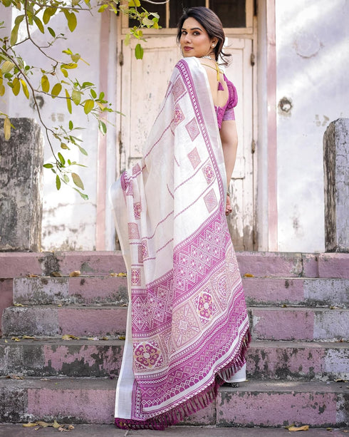 Vasthrlay Cotton Unstitched Blouse Ethnic Wear