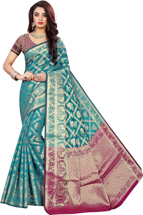 Vasthrlay Banarasi Unstiched Ethnic Wear
