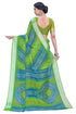 Vasthrlay Bandhani Chiffon Blue Ethnic Wear