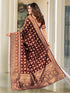 Vasthrlay Kanjivaram Satin Orange Ethnic Wear