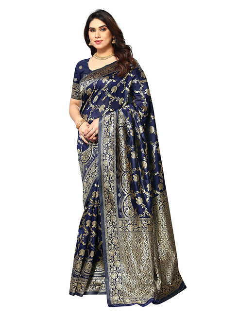 Vasthrlay Kanjivaram Unstitched Saree