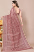 Vasthrlay Fashion Polyester Printed Black Ethnic Wear
