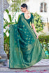 Vasthrlay Banarasi Wine Ethnic Wear