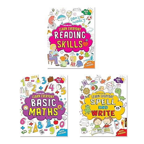 Learn Everyday 3 Books Pack for Children Age 5+