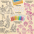 Imagimake Window Art Princess & Unicorn | Glass Painting Kit