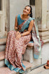 Vasthrlay Fashion Handloom Printed Dusty Ethnic Wear