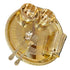 Brass Luxury Embossed Dinner THALI Set