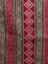 Vasthrlay Bandhani Printed Maroon Saree With Black Unstitched Blouse Piece