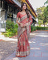 Vasthrlay Handloom Turquoise Traditional Saree