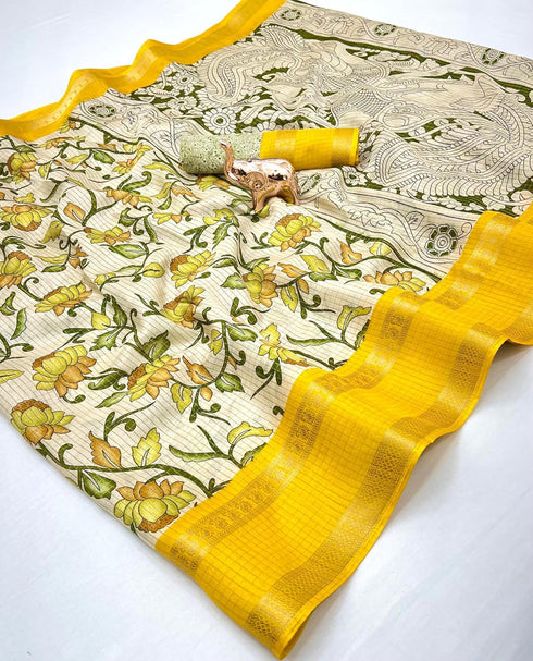 Vasthrlay Tussar Silk Saree