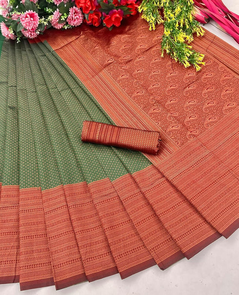 Vasthrlay Kanchipuram Traditional Unstitched