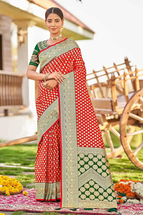 Vasthrlay Adorable Pattern Banarasi Piece Mn1738