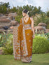 Vasthrlay Banarasi Mustard Jacquard Piece Mn1942