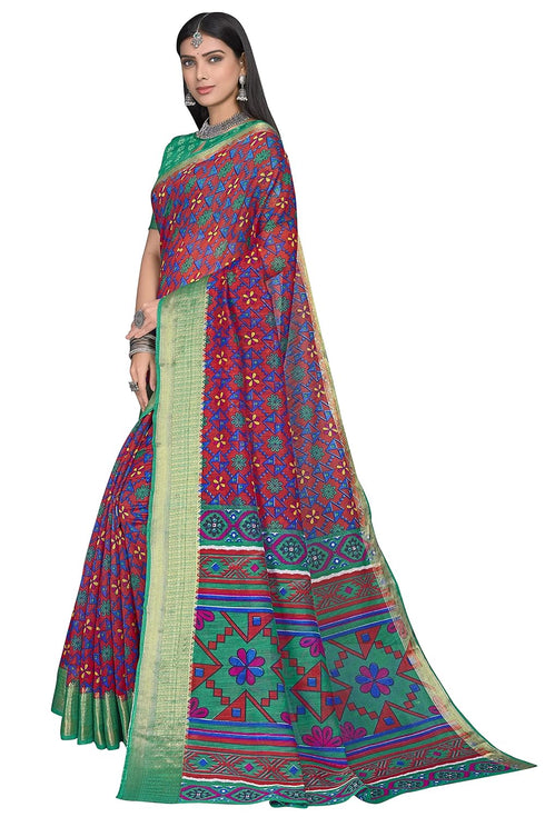 Vasthrlay Blouse Green Ethnic Wear