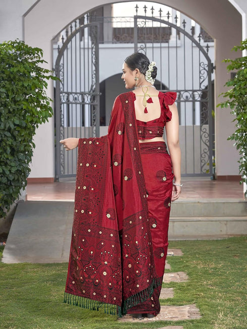 Vasthrlay Trendy Banarasi Jacquard Blouse