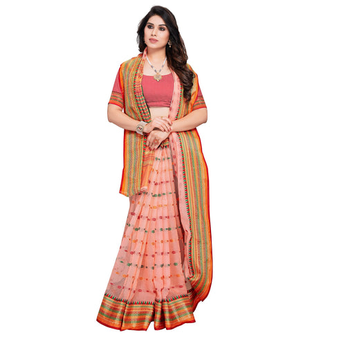 Vasthrlay Jacquard Unstitched Saree