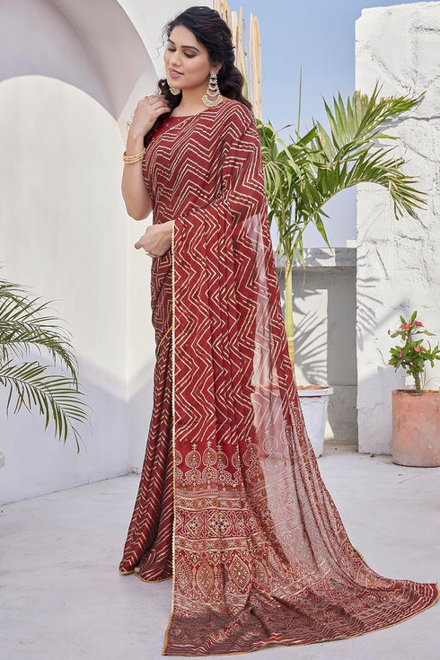 Vasthrlay Fashion Georgette Sequins Navy Ethnic Wear