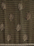 Vasthrlay Chiffon Bandhani Black Saree With Unstitched Blouse Piece