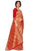 Vasthrlay Banarasi Gs Wedding Red Ethnic Wear