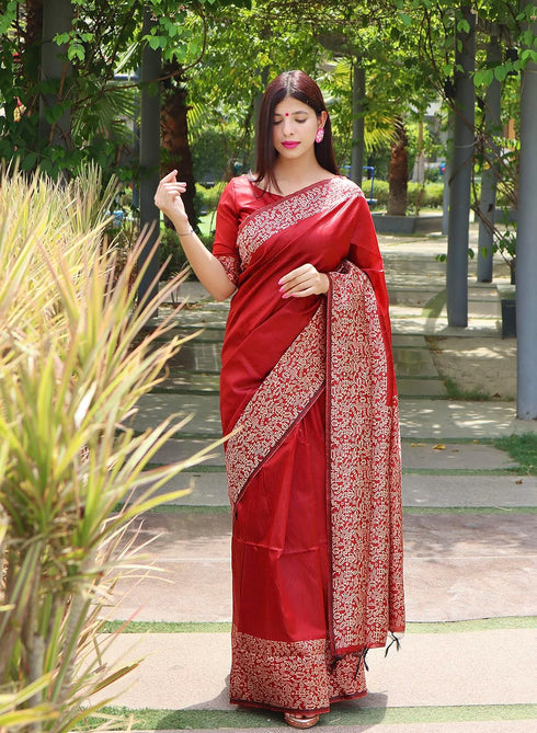 Vasthrlay Tussar Handloom Saree