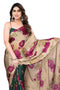 Vasthrlay Fashion Chiffon Printed Grey Ethnic Wear