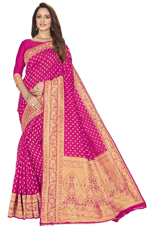 Vasthrlay Banarasi Gs Bridal Red Ethnic Wear