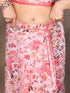 Vasthrlay Brown Unstitched Saree