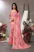 Vasthrlay Fashion Chiffon Printed Grey Ethnic Wear