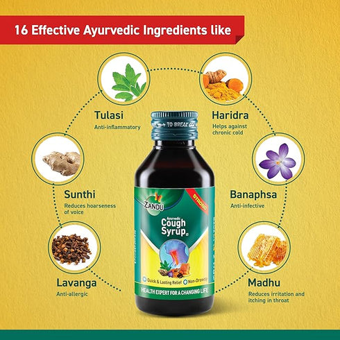 Zandu Ayurvedic Cough Syrup