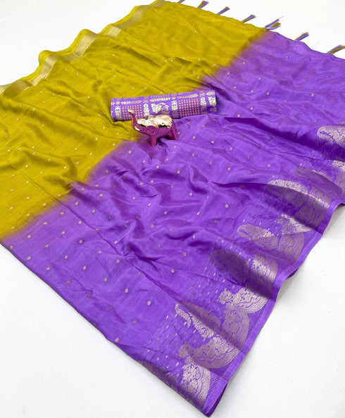 Vasthrlay Tussar Bandhani