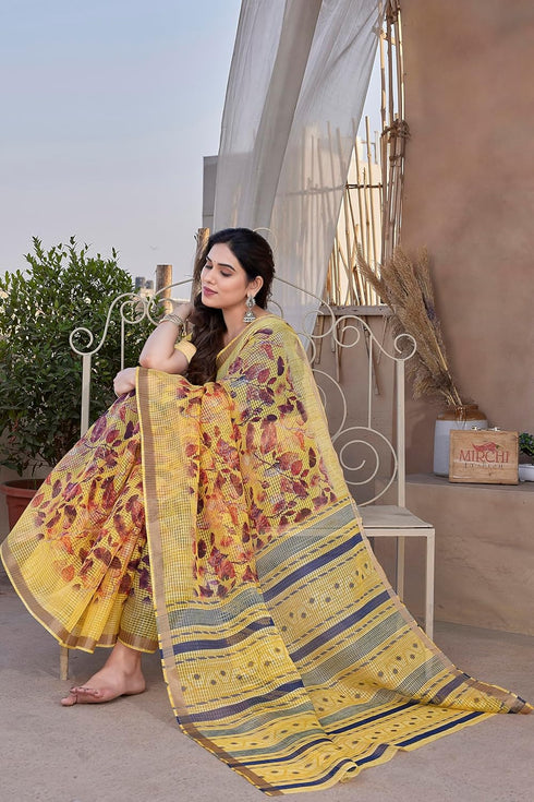 Vasthrlay Fashion Polyester Geometric Dusty Ethnic Wear