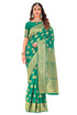 Vasthrlay Banarasi Green Ethnic Wear
