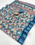 Vasthrlay Tussar Handloom Printed