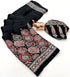 Vasthrlay Ajrakh Saree Crepe