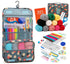 130 Pcs Premium Crochet Knitting Kit for Beginners Crochet Kit Set with Yarn, Hooks