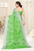 Vasthrlay Fashion Jacquard Geomatric Peach Ethnic Wear