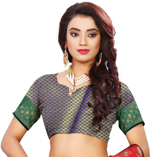 Vasthrlay Jacquard Unstiched Ethnic Wear