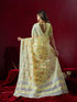 Vasthrlay Yellow Embroidery Saree