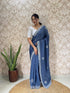 Vasthrlay Georgette Embellishments Embroidered Traditional