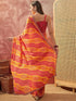 Vasthrlay Chiffon Bandhani Unstitched Purple Saree