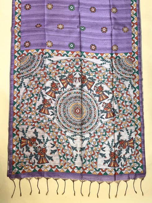 Vasthrlay Kalamkari Beautiful Darkgrey