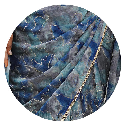 Vasthrlay Fashion Georgette Leheriya Dark Ethnic Wear