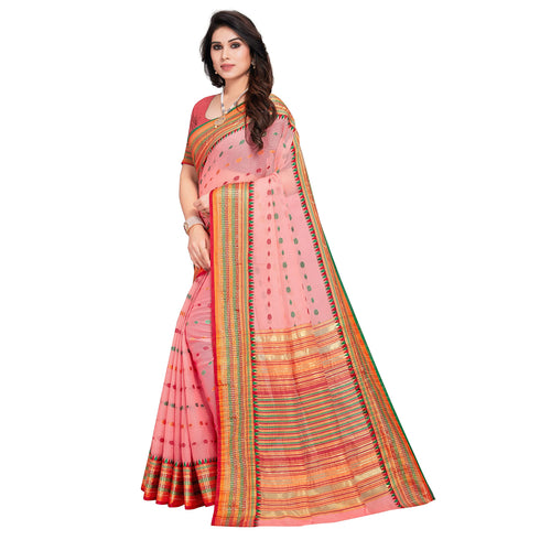 Vasthrlay Jacquard Unstitched Saree
