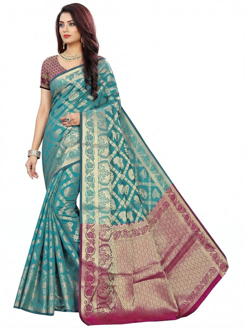 Vasthrlay Banarasi Unstiched Ethnic Wear