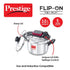 Prestige Flip-on Tri-ply Stainless Steel Pressure Cooker 3 L