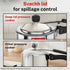 Prestige Nakshatra Alpha Svachh Stainless Steel Spillage Control Pressure Cooker 5 L Silver