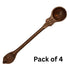 Copper Achmani Pooja Spoon Pack of 4