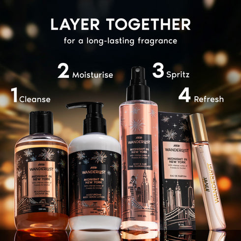 Wanderlust Midnight in New York Hydrating Body Wash