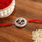 Giva 925 Silver Beaded Om Rakhi