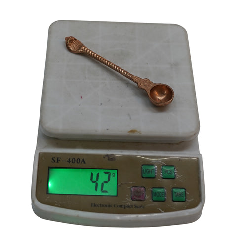 Copper Achmani Pooja Spoon Pack of 4